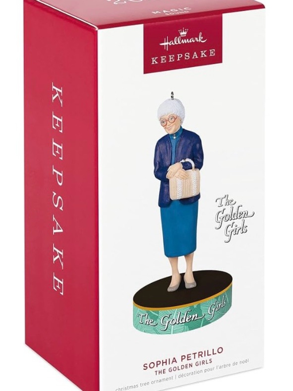 Hallmark keepsake Gold Girls Sophia talking ornament